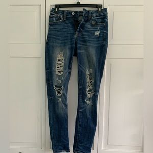 Women’s, Size 3, Arizona Jean Co., Ripped High Rise Skinny Jeans